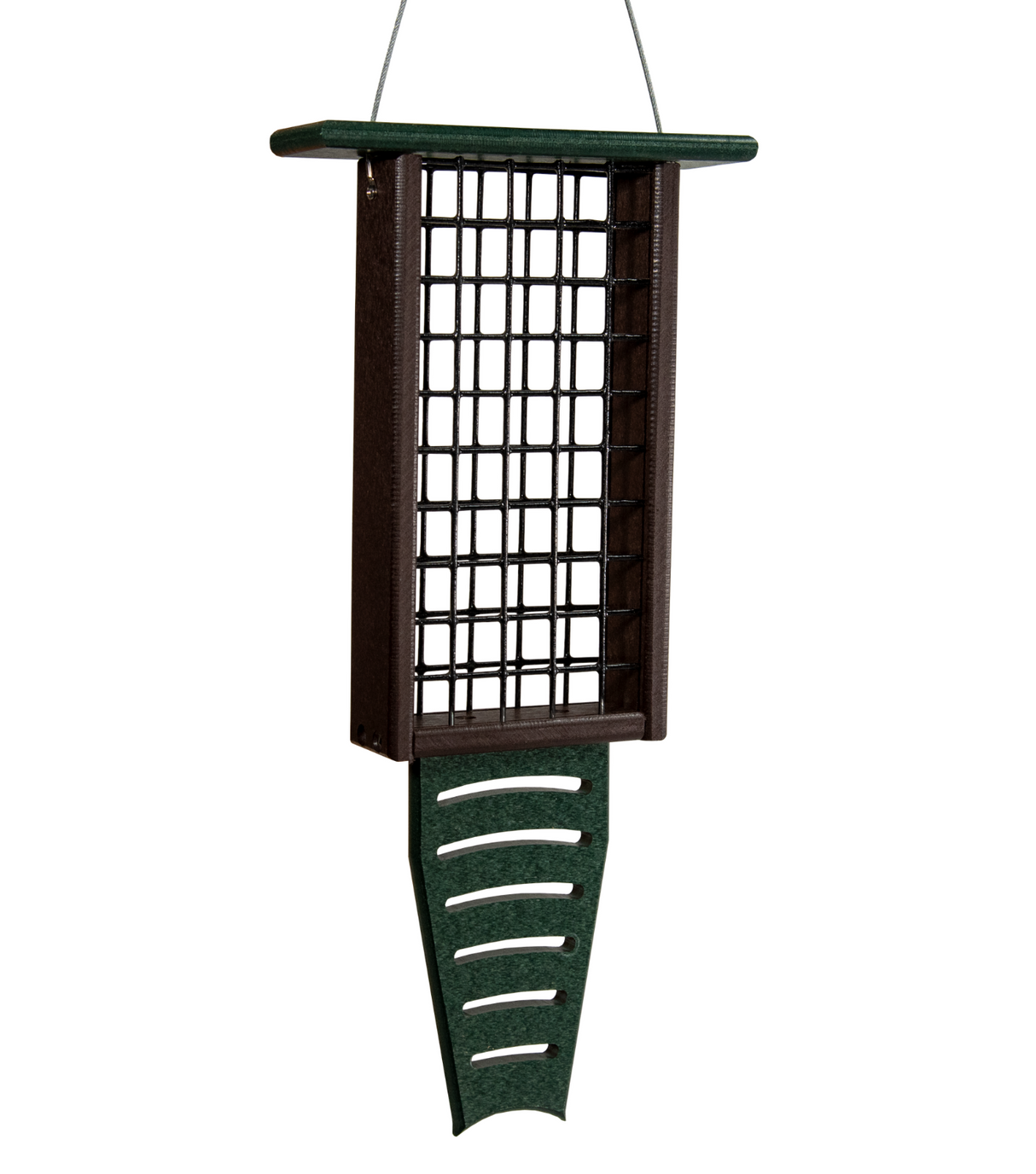 JCS Wildlife Tail Prop Suet Feeders – Single, Double, or Triple Cake Capacity