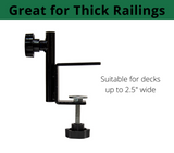 JCS Wildlife Deck Hook with Deck Clamp - Available in 42-Inch and 48-Inch Sizes!