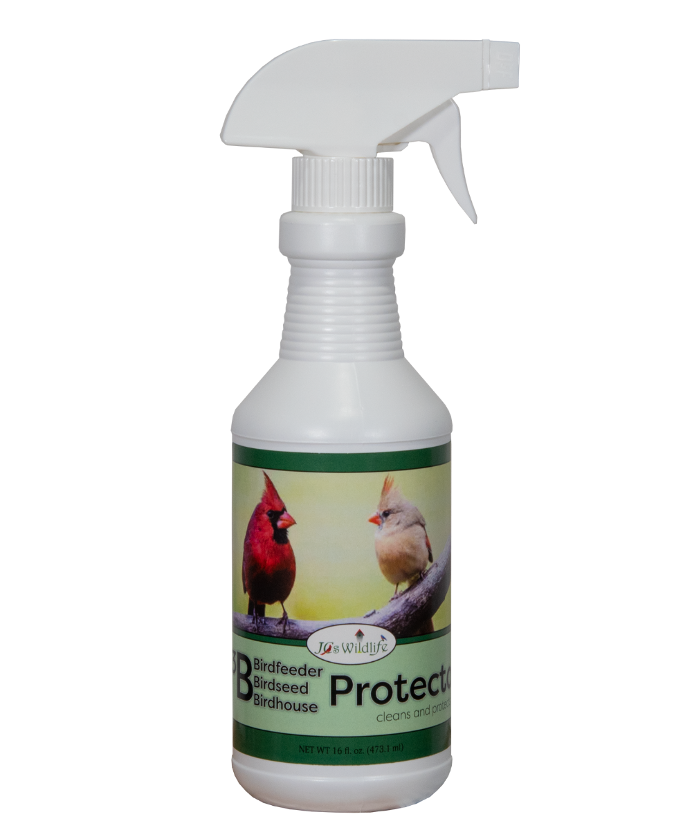 JCS Wildlife 3B Bird Seed, Bird Feeder, and Birdhouse Protector 16 oz. Spray