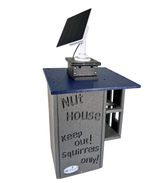 JCS Wildlife Ultimate Squirrel House Nesting Box w/ Wi-Fi Camera & Solar Panel