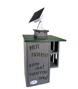 JCS Wildlife Ultimate Squirrel House Nesting Box w/ Wi-Fi Camera & Solar Panel