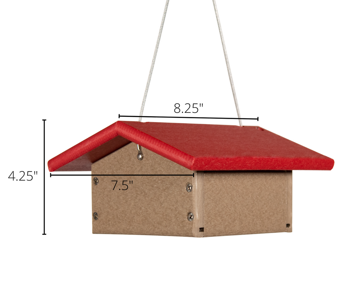 JCS Wildlife Recycled Upside Down Single Suet Feeder