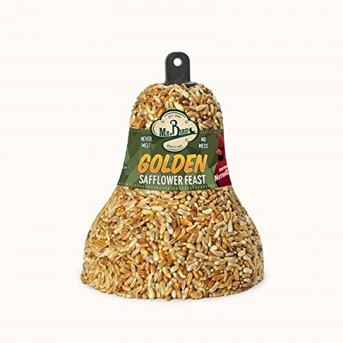 Mr. Bird Golden Safflower Feast Wild Bird Seed Bell 10 oz.