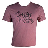 JCS Wildlife Singing Birds and Laughing Bees Heather Mauve Shirt