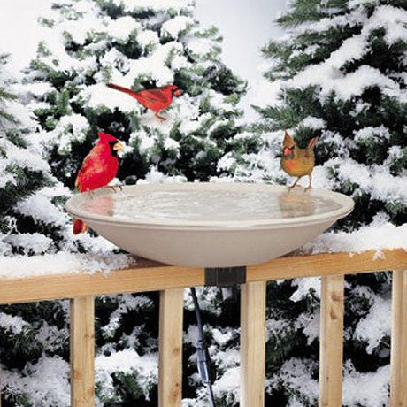 Allied Precision Heated Birdbath Heated w/ EZ-Tilt-To-Clean Deck Mount Model 650 20"