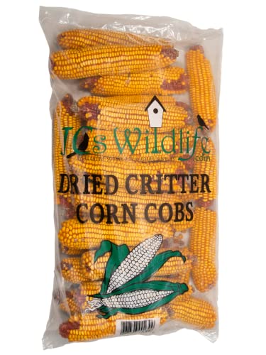 JCS Wildlife Dried Squirrel Corn Cobs - Grown in Southern Indiana - Each Bag Weighs About 14 lbs