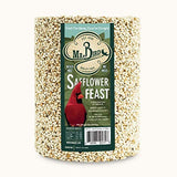 Mr. Bird Safflower Feast Large Wild Bird Seed Cylinder 5 lbs. (1, 2, 4 and 6 Packs)