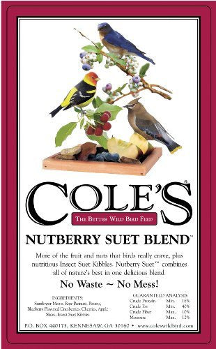 Cole's Nutberry Suet Blend Bird Seed, 10 lbs, NB10