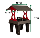 JCS Wildlife Medium Ground Fly Thru Bird Feeder