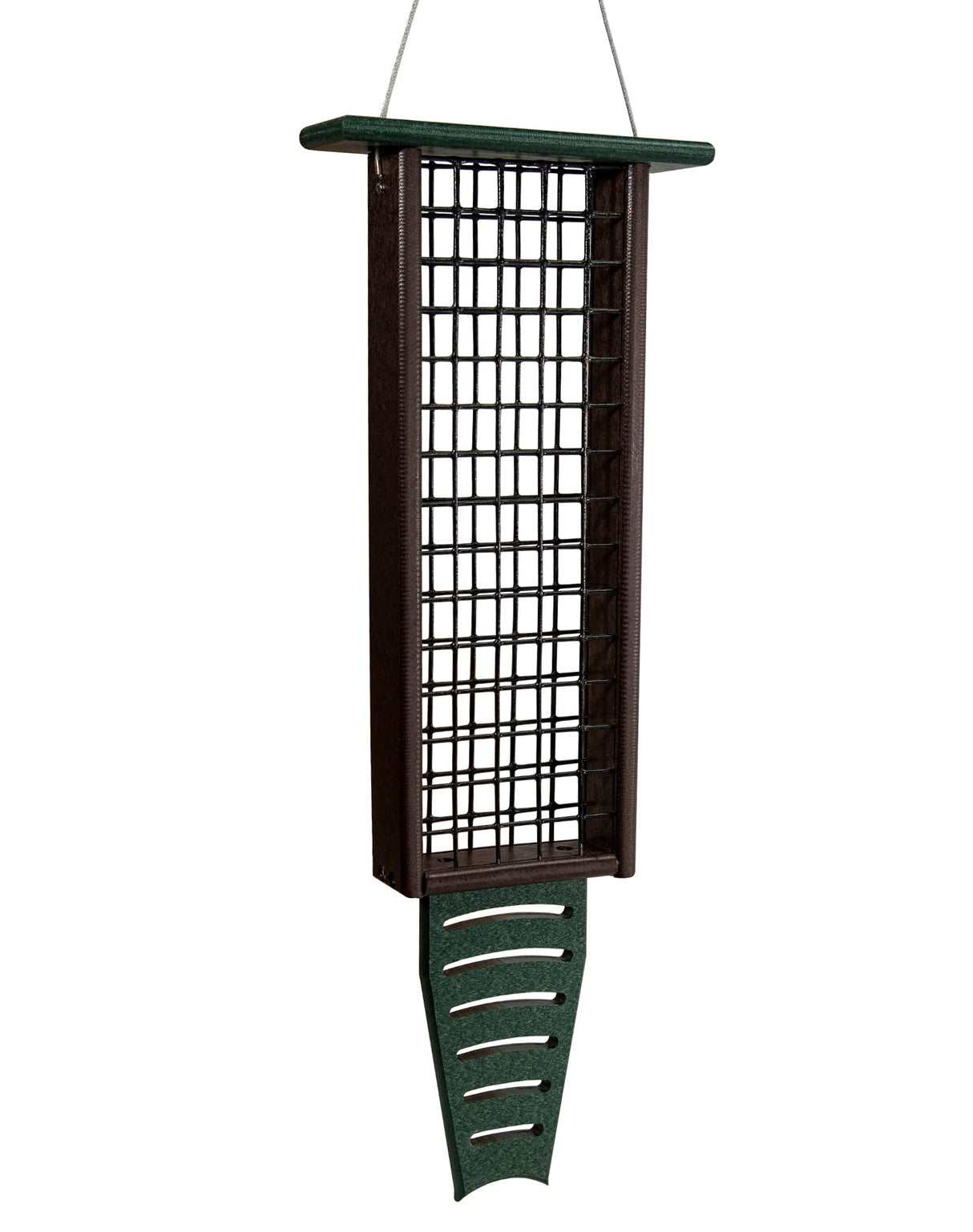 JCS Wildlife Tail Prop Suet Feeders – Single, Double, or Triple Cake Capacity
