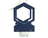 JCS Wildlife Geometric Hanging Bluebird Mealworm Feeder