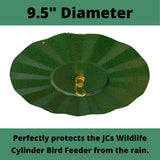 JCS Wildlife 9.5" Rain Guard - Hammered Metal Texture