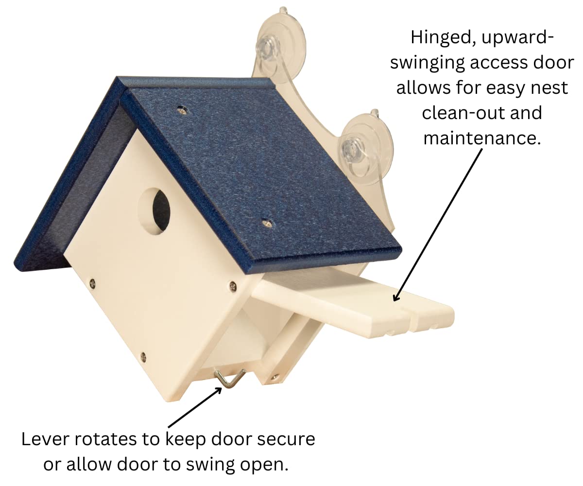 JCs Wildlife Recycled Poly Lumber Window-Mount Wren House