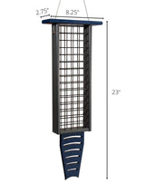 JCS Wildlife Triple Recycled Suet Feeder with Tail Prop