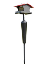 JCS Wildlife Large Poly Hopper Bird Feeder  - Mounting Pole Bundles Available!