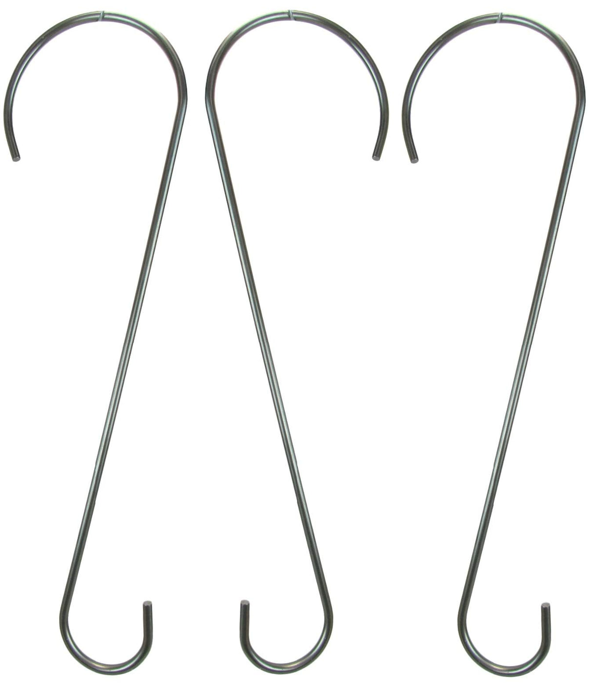 Heavy Duty Stainless Steel Branch Hook, Birdhouse, Feeder & Hanging Baskets - 18 in. (1, 2, 3, 4 and 6 Packs)