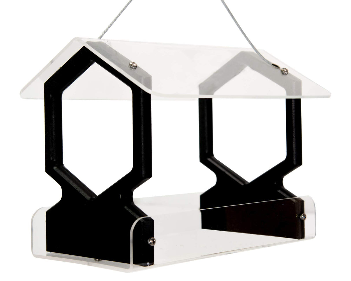 JCS Wildlife Geometric Hanging Bird Feeder Holds 3 Cups