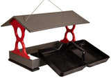 JCS Wildlife Large Fly Thru Bird Feeder- Mounting Pole Bundles Available