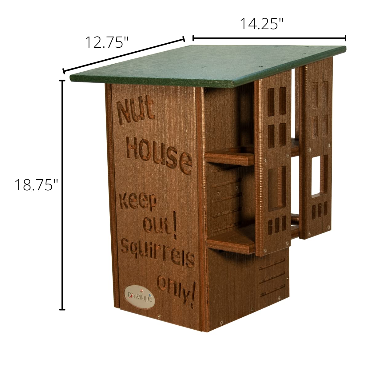 JCS  Wildlife Ultimate Squirrel House Nesting Box