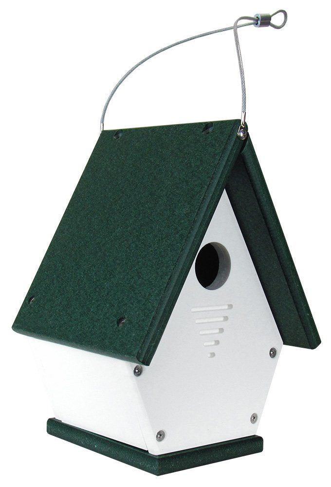 JCS Wildlife Wren, Chickadee, and Warbler Chateau Birdhouse