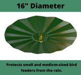 JCS Wildlife 16" Metal Rain Guard and Cylinder Feeder Kit