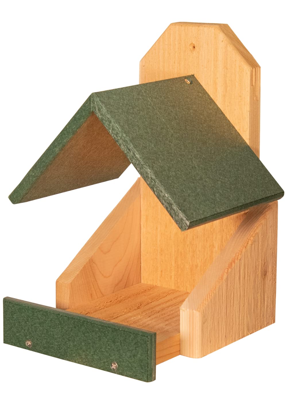 JCs Wildlife Cedar Robin Roost Birdhouse with Poly Roof