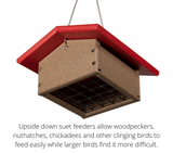 JCS Wildlife Recycled Upside Down Single Suet Feeder