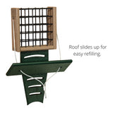 JCS Wildlife Recycled Suet Feeder w/ Tail Prop