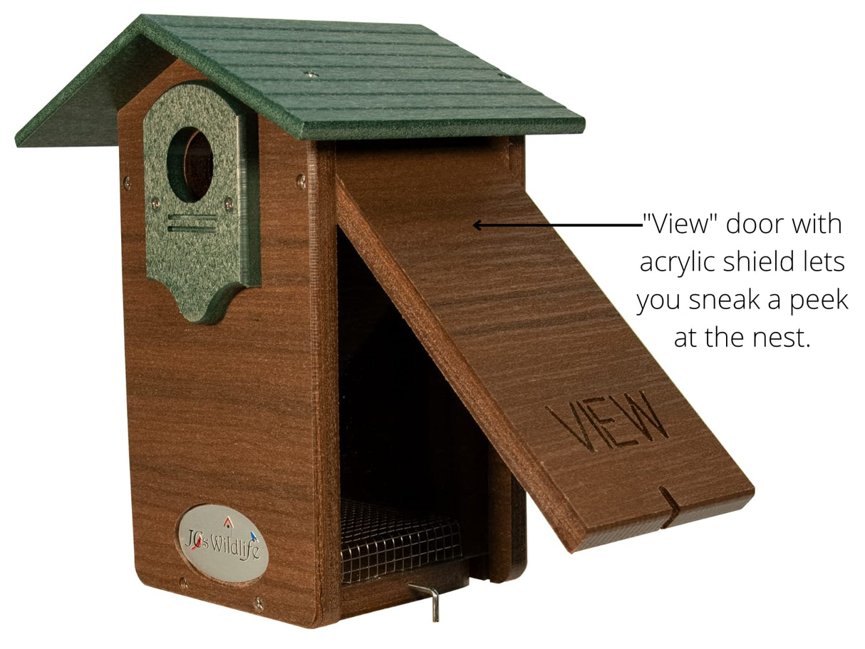 JCS Wildlife Ultimate Bluebird House - Mounting Pole Bundles Available!