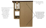 JCS  Wildlife Ultimate Squirrel House Nesting Box