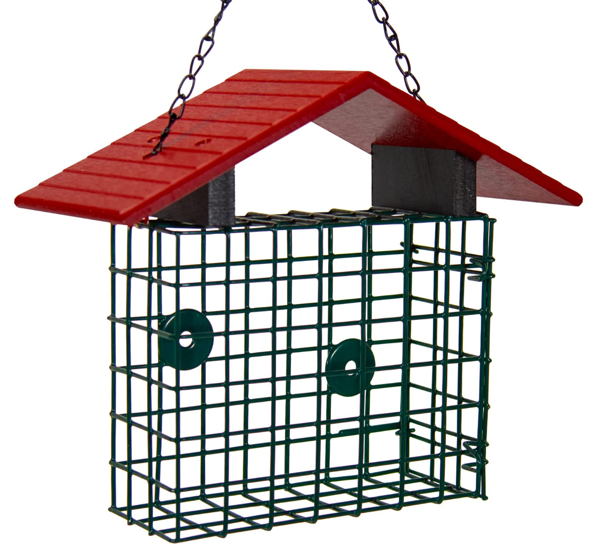 JCS Wildlife XL Suet Cage with Recycled Poly Lumber Roof