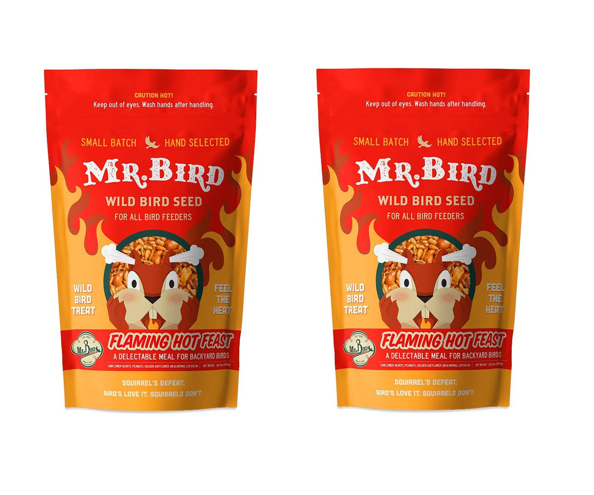 Mr. Bird Flaming Hot Feast Small Loose Seed Bag 2 lbs. (1, 2, 4, and 6 Packs)