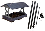 JCS Wildlife Large Fly Thru Bird Feeder- Mounting Pole Bundles Available