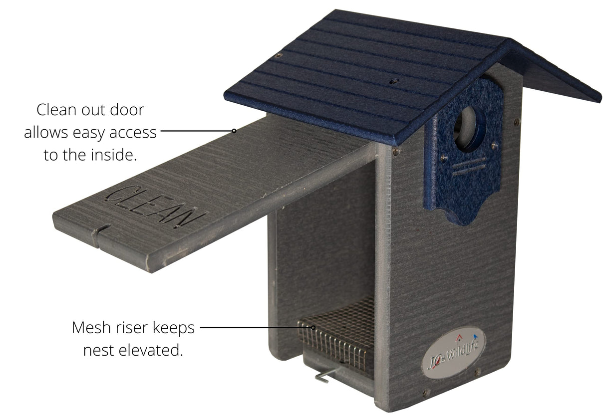 JCS Wildlife Ultimate Bluebird House - Mounting Pole Bundles Available!