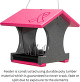 JCS Wildlife Small Hopper Bird Feeder