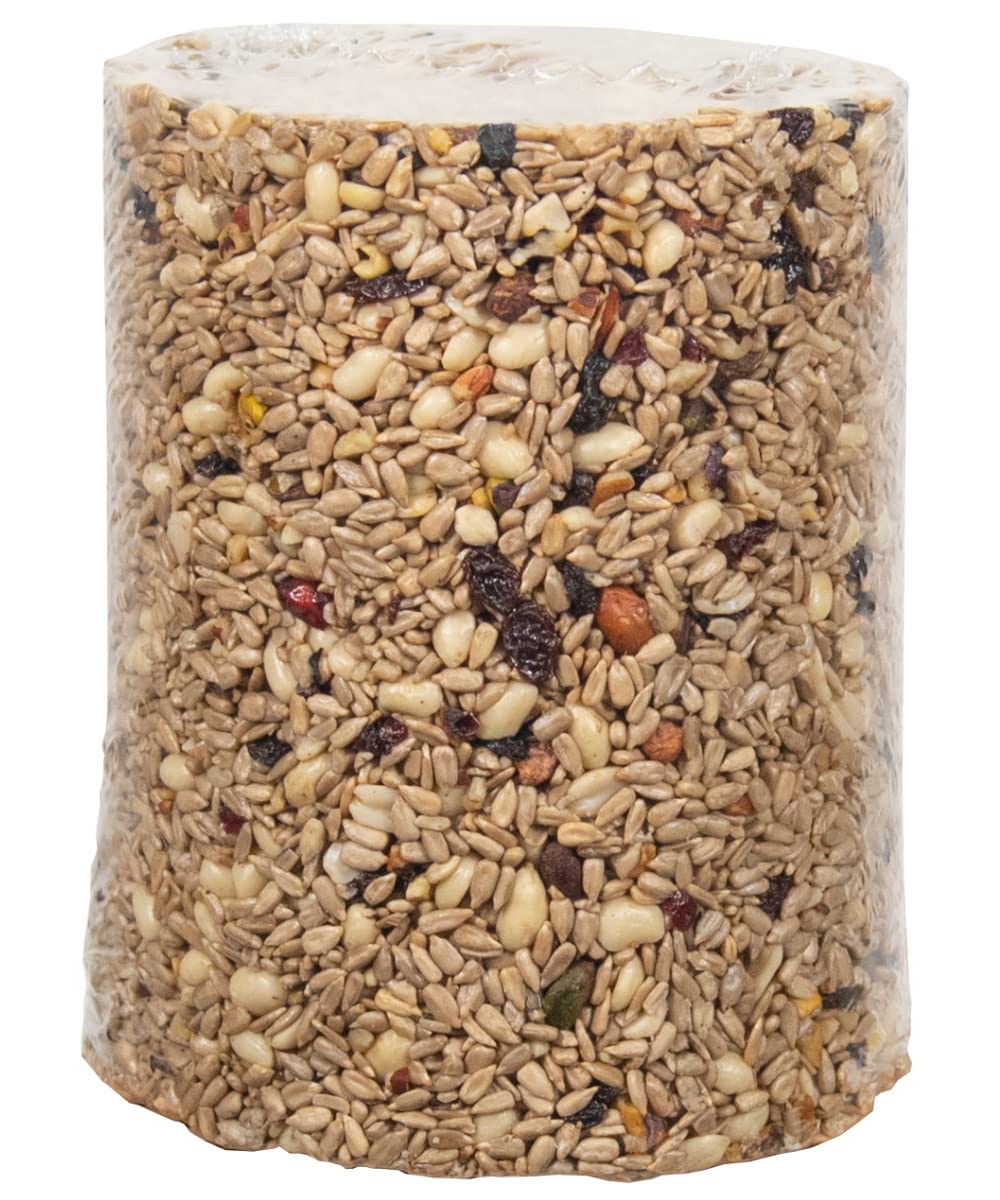 JCS Wildlife No Mess, No Waste Fruit Blend Premium Bird Seed Large Cylinder, 4.5 lb