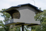 JCS Wildlife Large Poly Hopper Bird Feeder  - Mounting Pole Bundles Available!