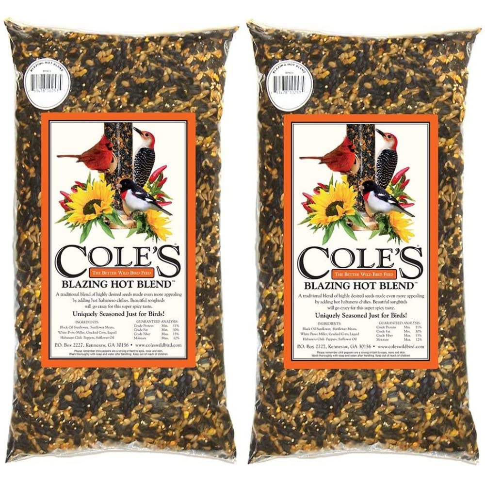 Cole's Blazing Hot Blend Bird Seed, 10 lb Bag, BH10