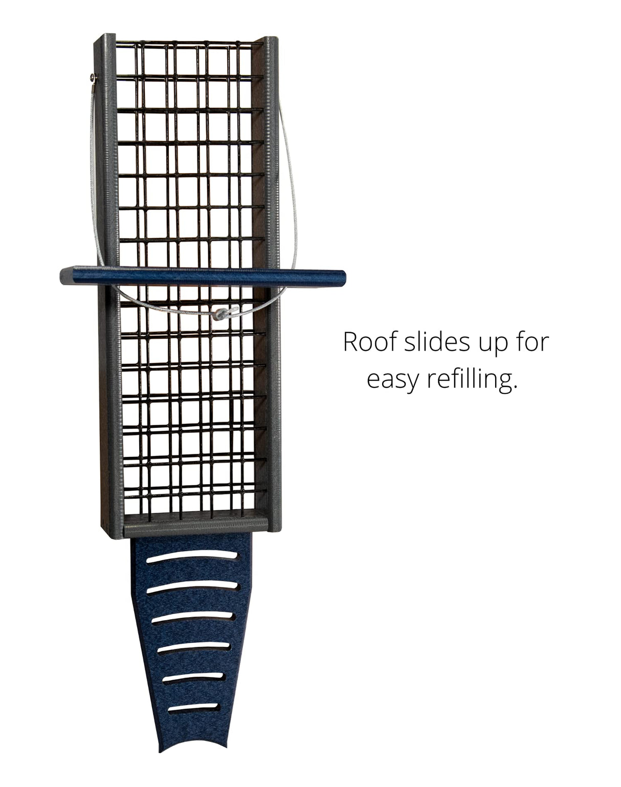 JCS Wildlife Triple Recycled Suet Feeder with Tail Prop