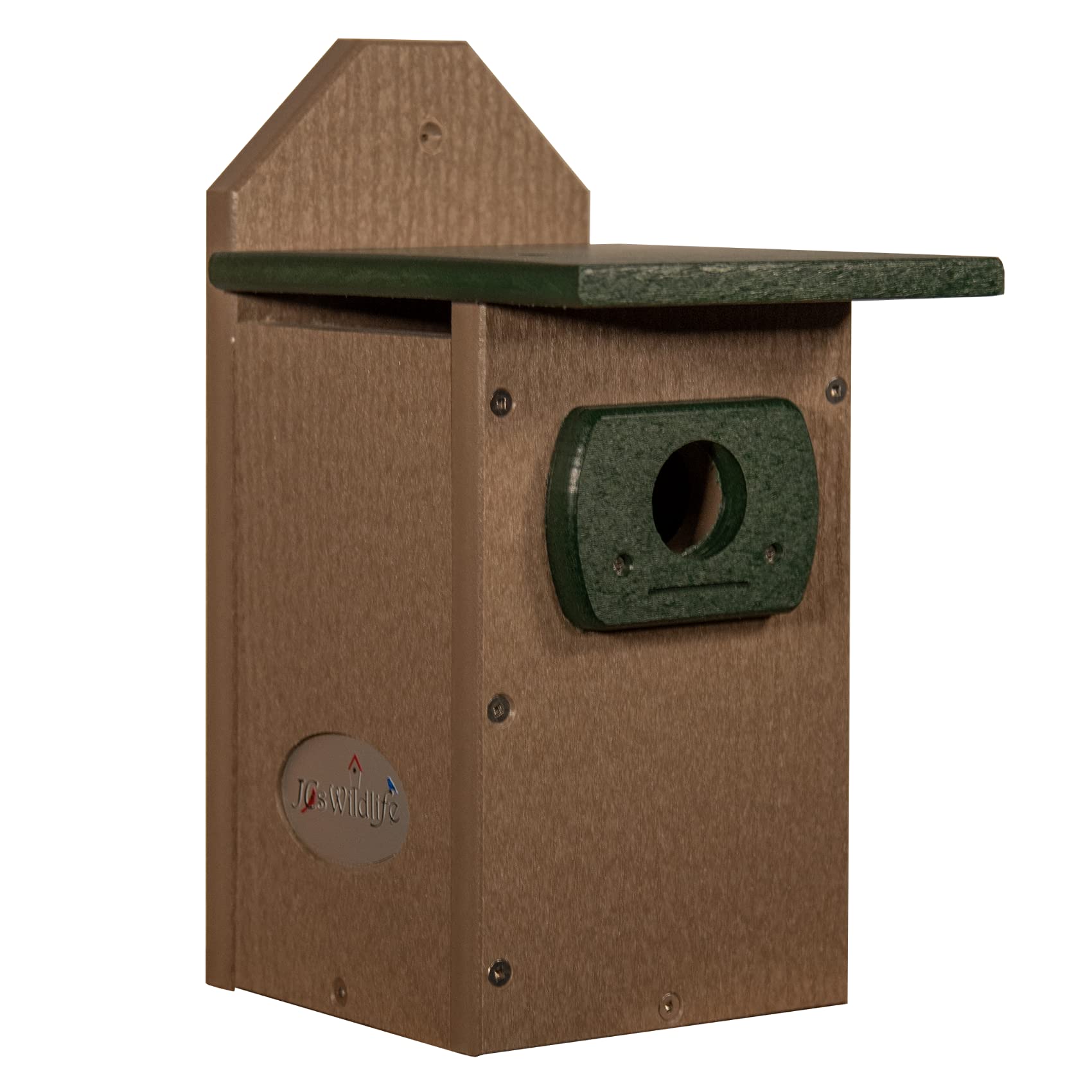 JCs Wildlife Wooden Birdhouse - Screech & Saw-Whet Owl