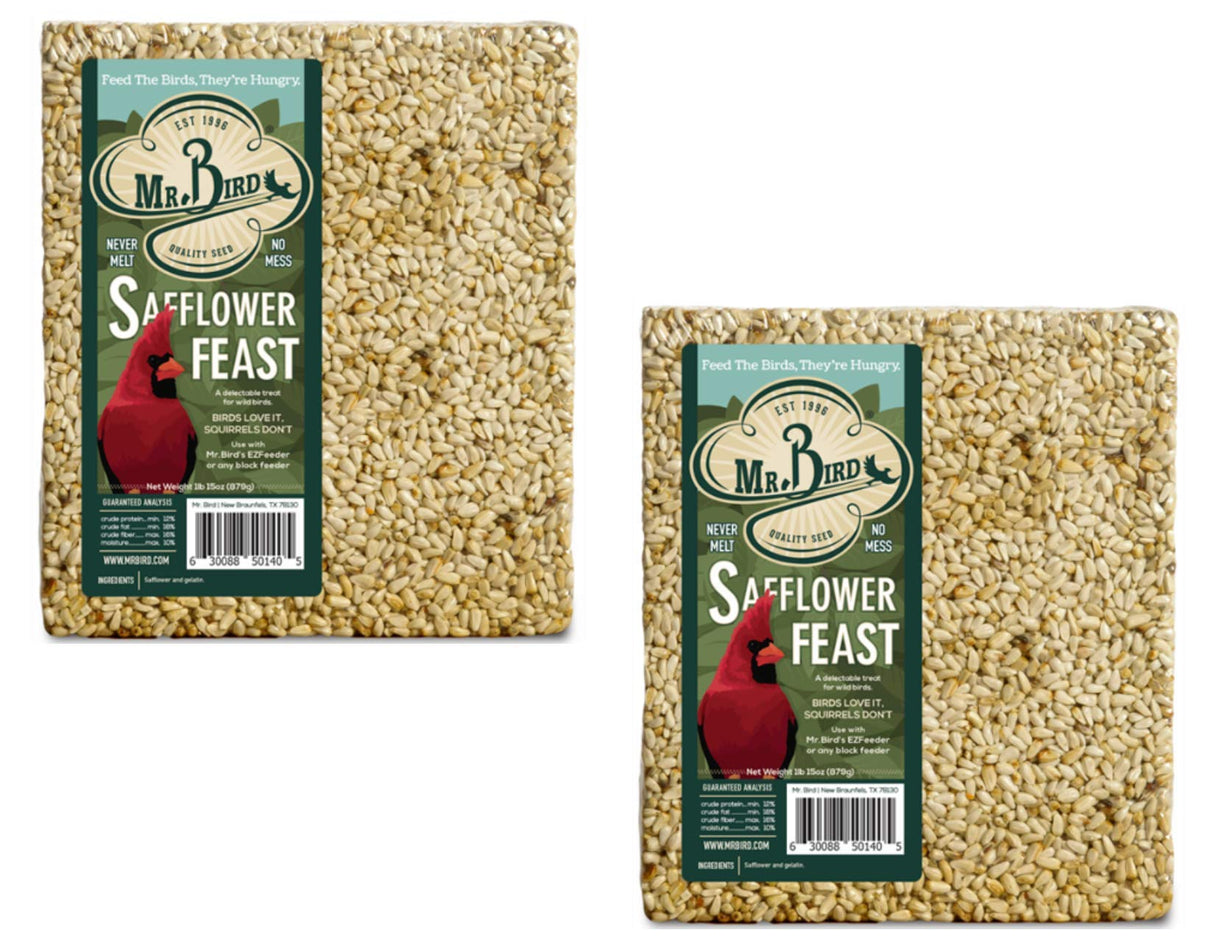 Mr. Bird Safflower Feast Large Wild Bird Seed Cake 1 lb. 15 oz.