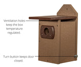 JCS Wildlife Recycled Poly Lumber Standard Bluebird House