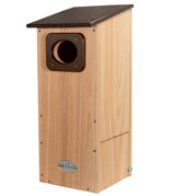 JCS  Wildlife Cedar Wood Duck House with Recycled Poly Lumber Roof and Predator Guard