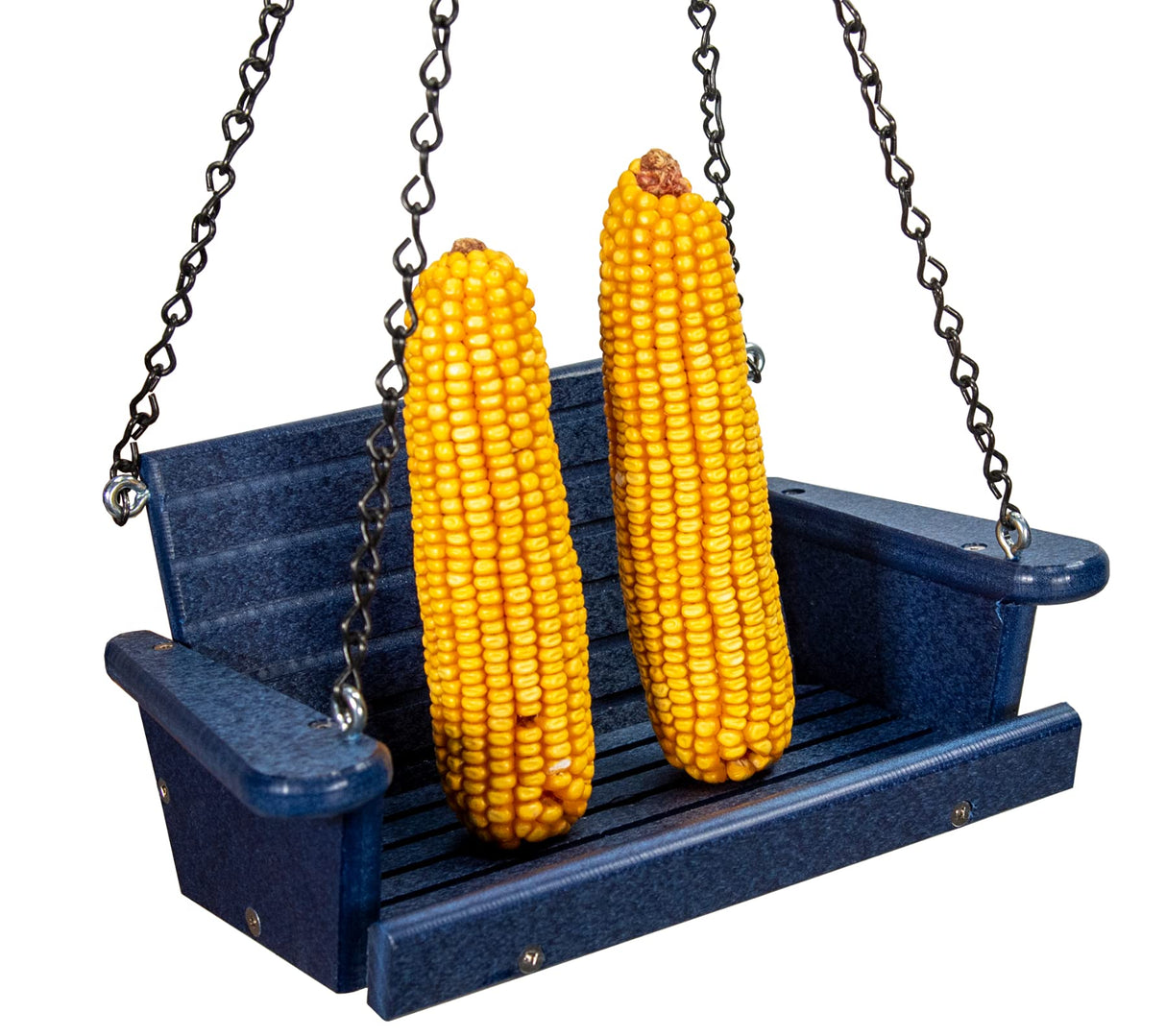 JCS Wildlife Poly Lumber Squirrel Swing Corn Cob Feeder