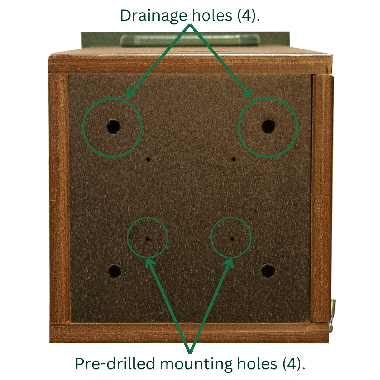 JCS Wildlife Recycled Poly Lumber Wood Duck House