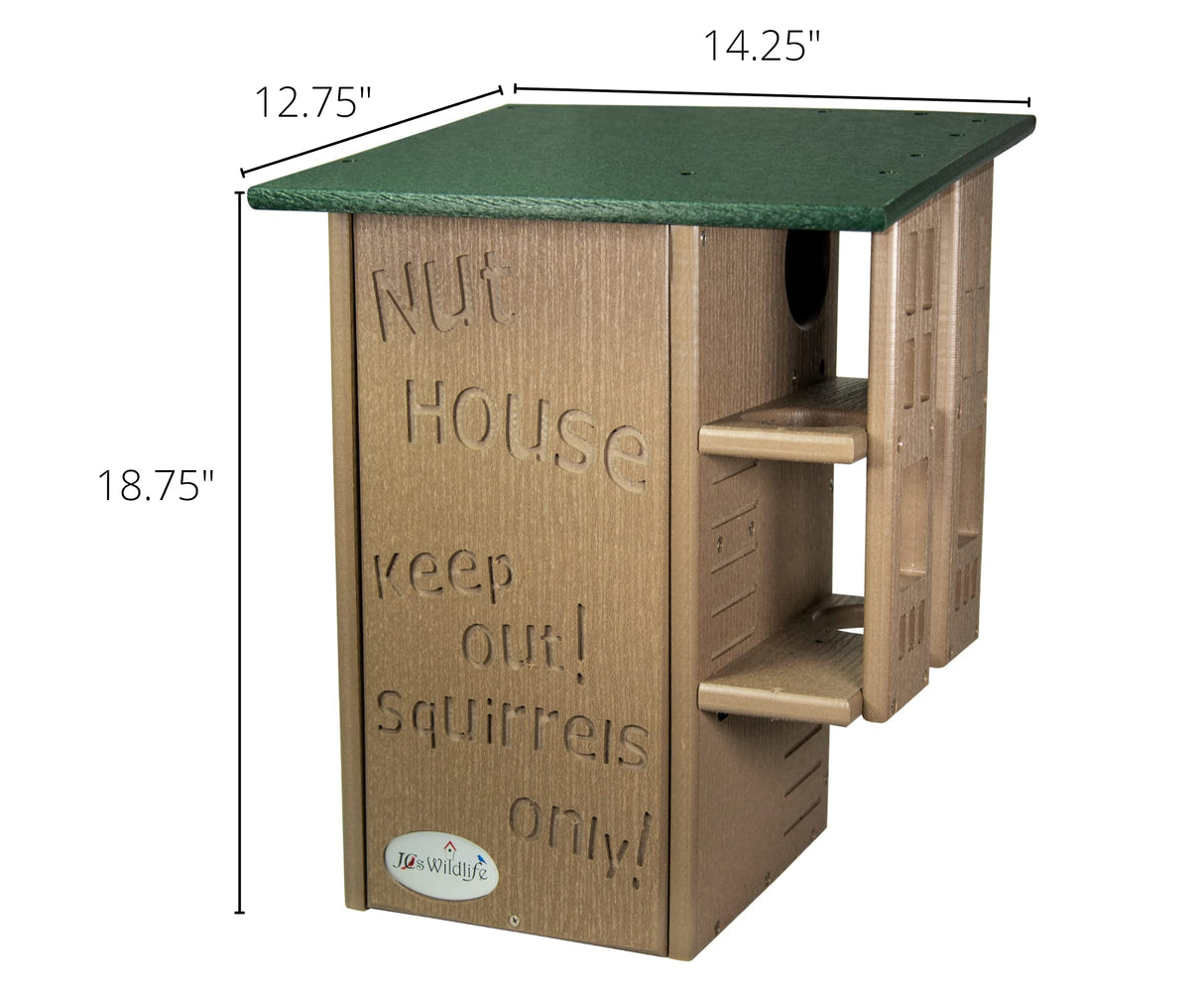 JCS  Wildlife Ultimate Squirrel House Nesting Box