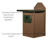 JCS Wildlife Recycled Poly Lumber Standard Bluebird House