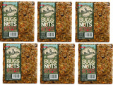 Mr. Bird Bugs, Nuts, & Fruit Large Wild Bird Seed Cake 1 lb. 10 oz. (1, 2, 4, 6, and 12 Packs)