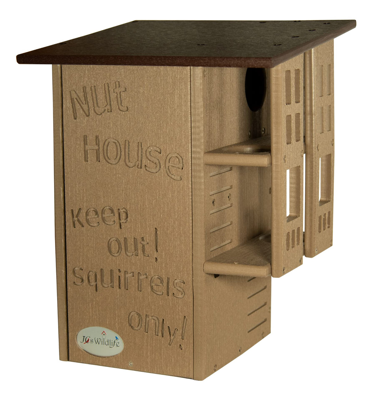 JCS  Wildlife Ultimate Squirrel House Nesting Box