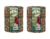 Mr. Bird Wild Bird Feast Large Wild Bird Seed Cylinder 4 lbs. (1, 2, 4 and 6 Packs)